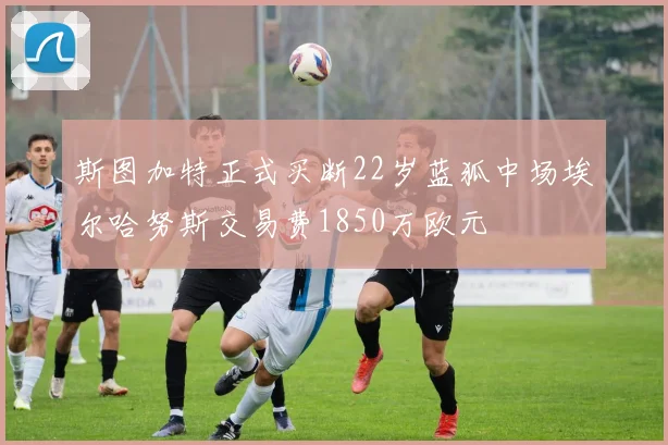 斯图加特正式买断22岁蓝狐中场埃尔哈努斯交易费1850万欧元